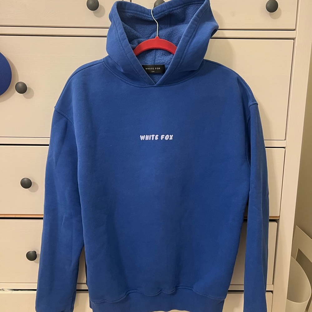 White fox hoodie